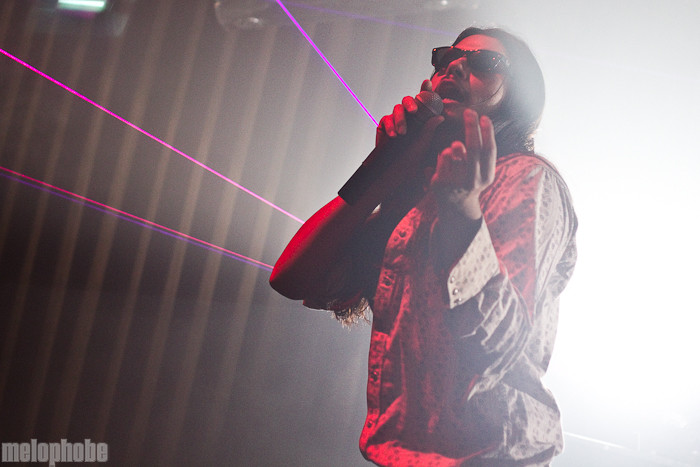 Ghostland Observatory at Crystal Ballroom, November 11, 2010. Photo by Troy Dunham.