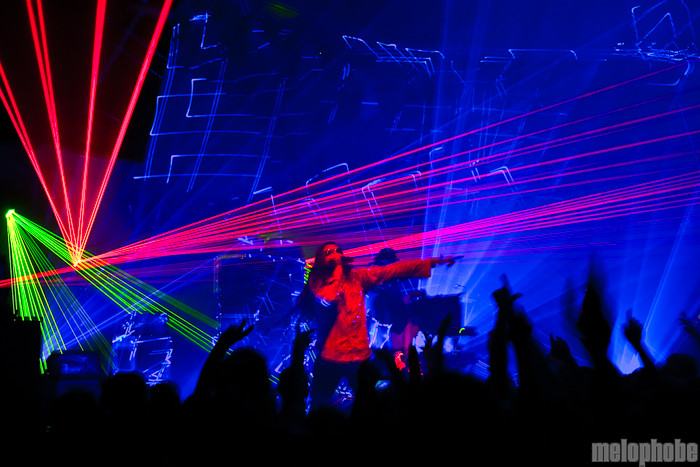 Ghostland Observatory at Crystal Ballroom, November 11, 2010. Photo by Troy Dunham.