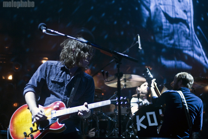 Kings of Leon at TD Garden, November 14, 2010. Photo by Ian Doreian.