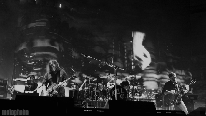Kings of Leon at TD Garden, November 14, 2010. Photo by Ian Doreian.