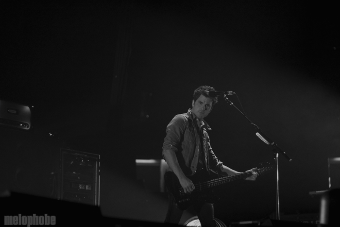 Kings of Leon at TD Garden, November 14, 2010. Photo by Ian Doreian.