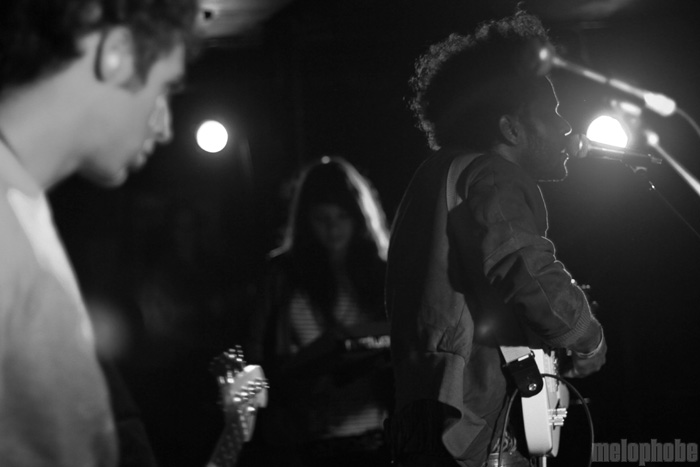 Twin Shadow at Middle East Downstairs, November 18, 2010. Photo by Liz McBride.