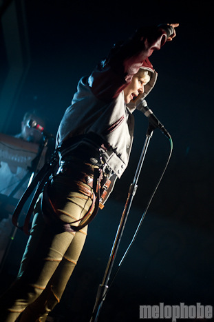 Robyn at Wonder Ballroom, November 20, 2010. Photo by Troy Dunham.