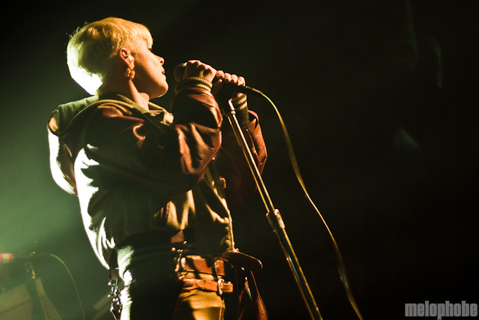 Robyn at Wonder Ballroom, November 20, 2010. Photo by Troy Dunham.