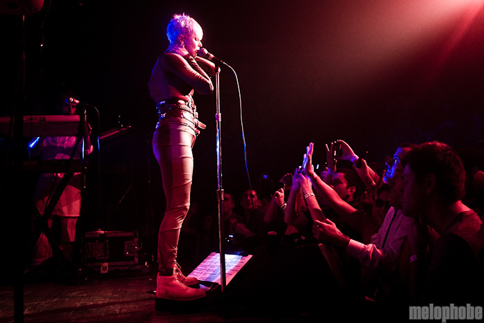 Robyn at Wonder Ballroom, November 20, 2010. Photo by Troy Dunham.