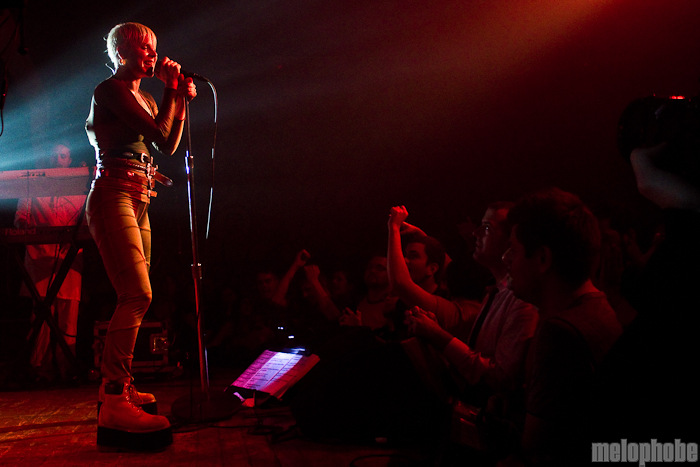 Robyn at Wonder Ballroom, November 20, 2010. Photo by Troy Dunham.