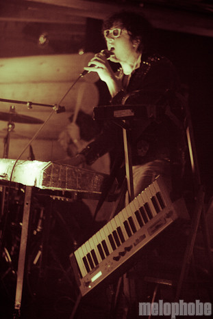 Mark Mallman at Doug Fir Lounge, November 24, 2010. Photo by Troy Dunham.