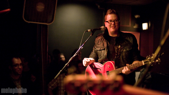 The Sheila Divine at Great Scott, November 24, 2010. Photo by Steve Benoit.