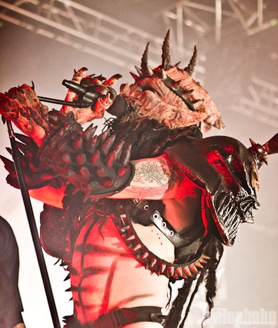 GWAR at Roseland Theater, November 26, 2010. Photo by Troy Dunham.