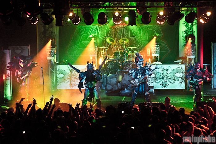 GWAR at Roseland Theater, November 26, 2010. Photo by Troy Dunham.