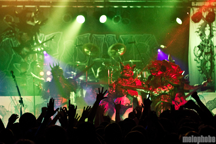 GWAR at Roseland Theater, November 26, 2010. Photo by Troy Dunham.