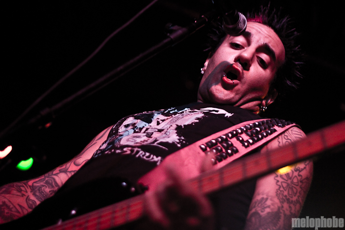 The Casualties at Roseland Theater, November 26, 2010. Photo by Troy Dunham.
