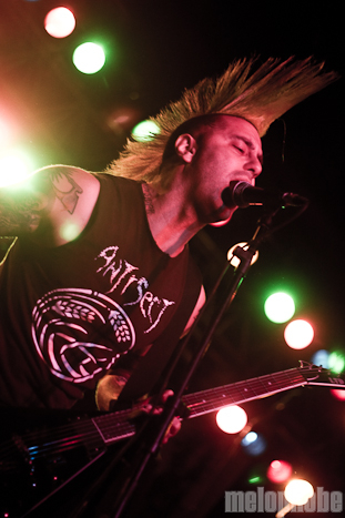 The Casualties at Roseland Theater, November 26, 2010. Photo by Troy Dunham.