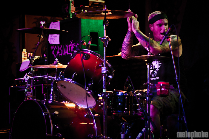 The Casualties at Roseland Theater, November 26, 2010. Photo by Troy Dunham.
