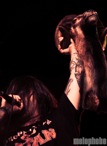Infernaeon at Roseland Theater, November 26, 2010. Photo by Troy Dunham.