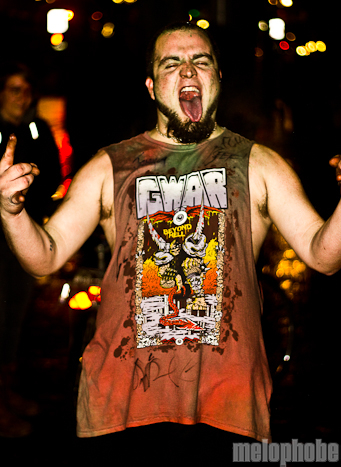 GWAR at Roseland Theater, November 26, 2010. Photo by Troy Dunham.