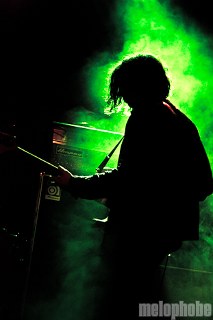 The Black Angels at Wonder Ballroom, November 28, 2010. Photo by Troy Dunham.