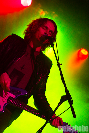 The Black Angels at Wonder Ballroom, November 28, 2010. Photo by Troy Dunham.