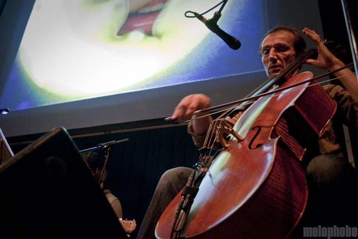 The Books at Aladdin Theater, December 3, 2010. Photo by Lymay Iwasaki.