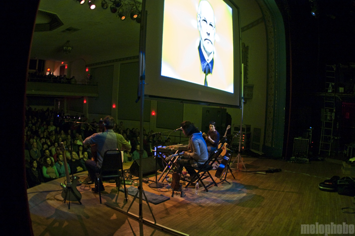 The Books at Aladdin Theater, December 3, 2010. Photo by Lymay Iwasaki.
