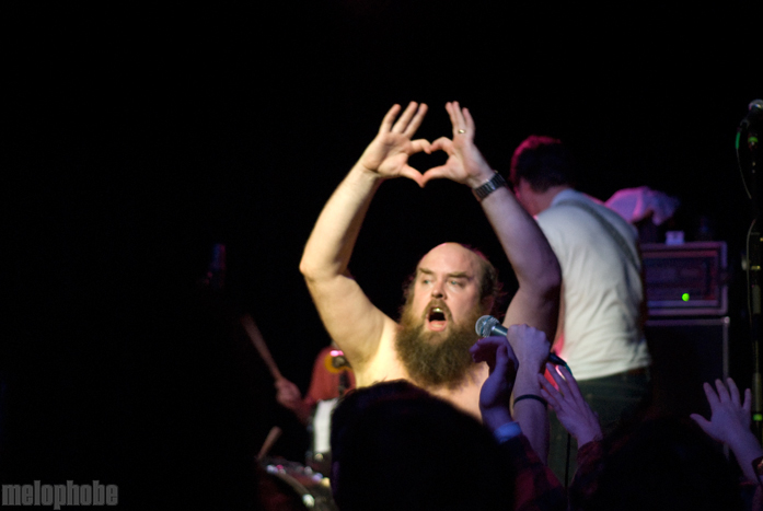 Les Savy Fav at Wonder Ballroom, November 4, 2010. Photo by Colin McLaughlin.