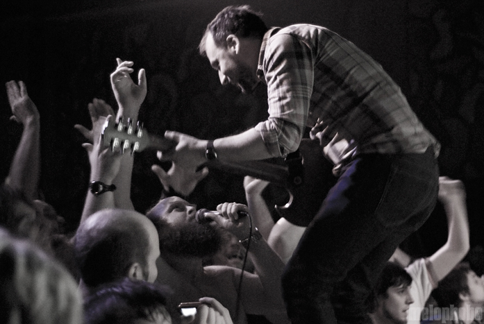 Les Savy Fav at Wonder Ballroom, November 4, 2010. Photo by Colin McLaughlin.