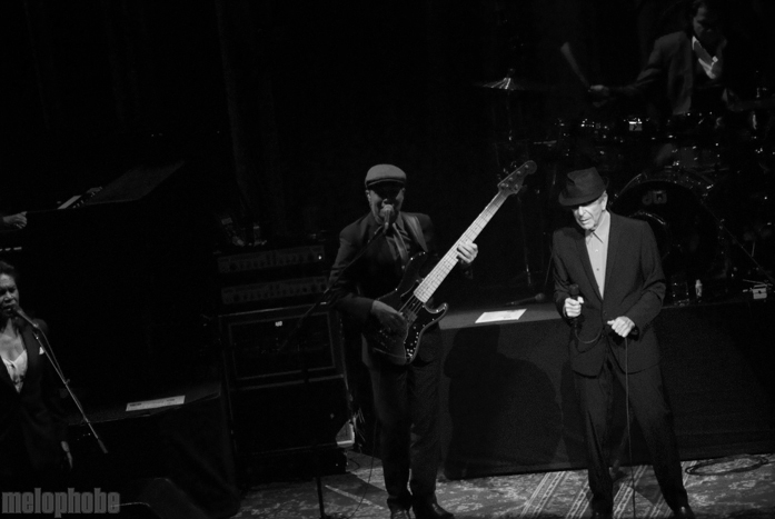 Leonard Cohen at Rose Garden, December 8, 2010. Photo by Colin McLaughlin.