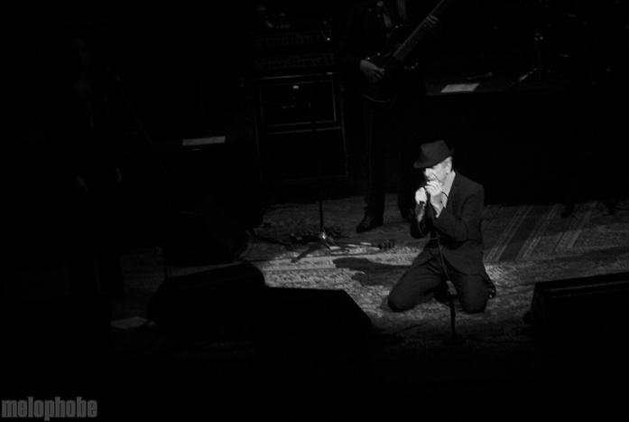 Leonard Cohen at Rose Garden, December 8, 2010. Photo by Colin McLaughlin.