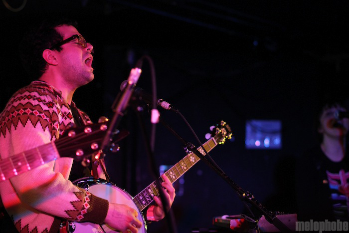 Freelance Whales at Middle East Downstairs, December 9, 2010. Photo by Michael Zonenashvili.