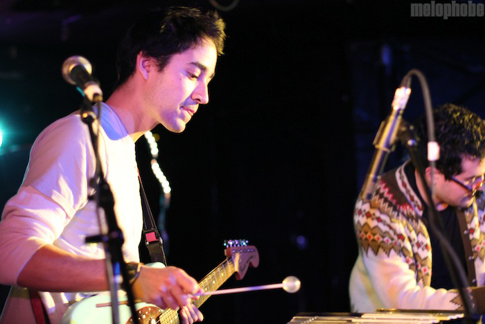 Freelance Whales at Middle East Downstairs, December 9, 2010. Photo by Michael Zonenashvili.