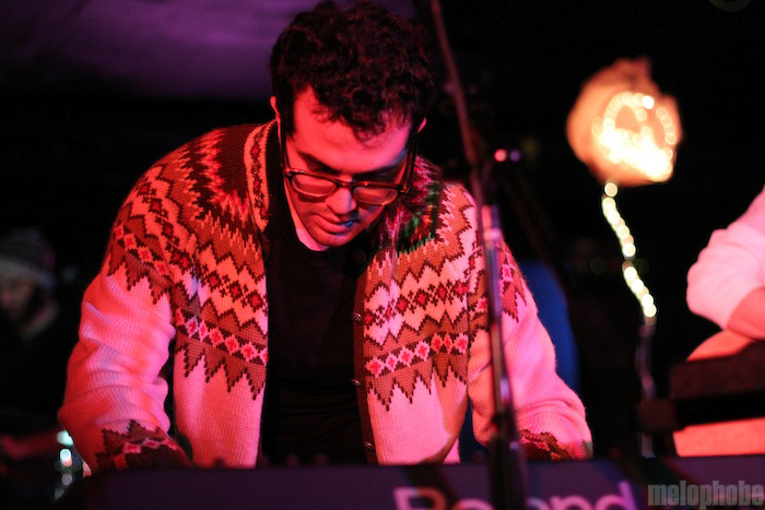 Freelance Whales at Middle East Downstairs, December 9, 2010. Photo by Michael Zonenashvili.