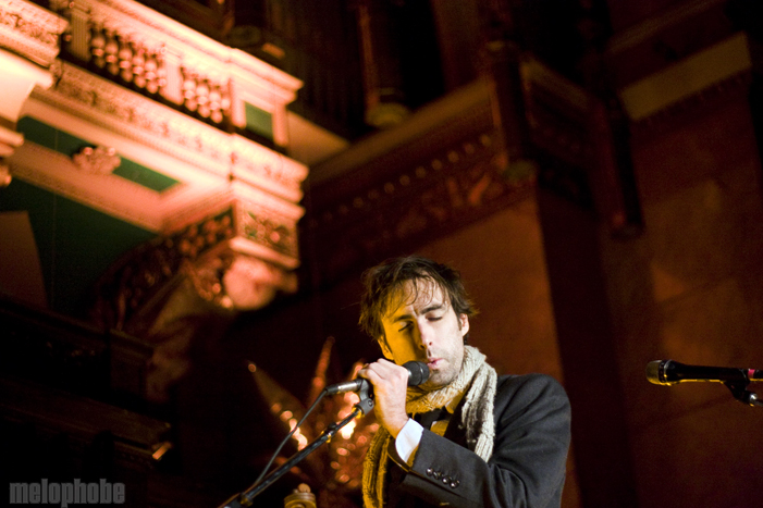 Andrew Bird at Tremont Temple, December 10, 2010. Photo by Ian Doreian.
