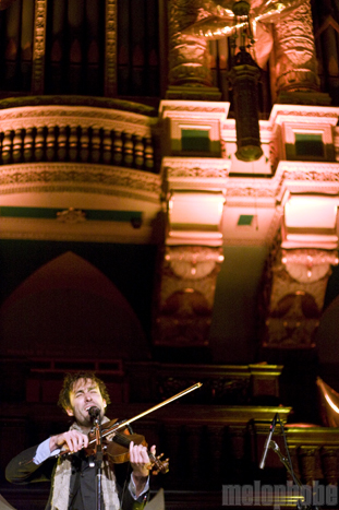 Andrew Bird at Tremont Temple, December 10, 2010. Photo by Ian Doreian.
