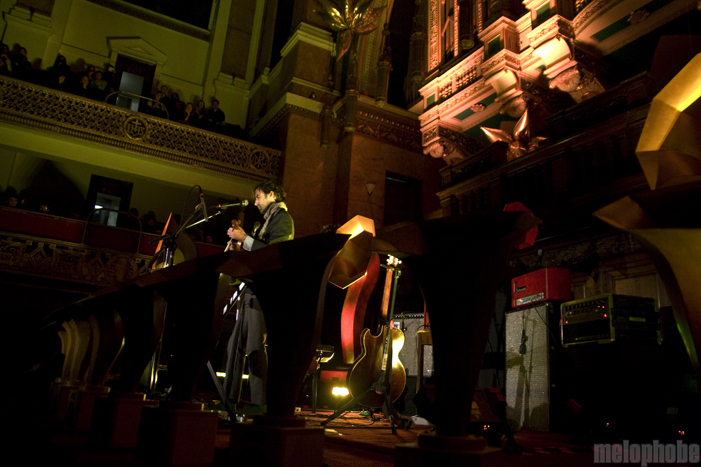 Andrew Bird at Tremont Temple, December 10, 2010. Photo by Ian Doreian.
