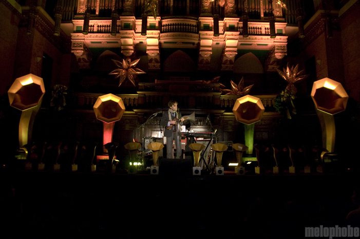 Andrew Bird at Tremont Temple, December 10, 2010. Photo by Ian Doreian.