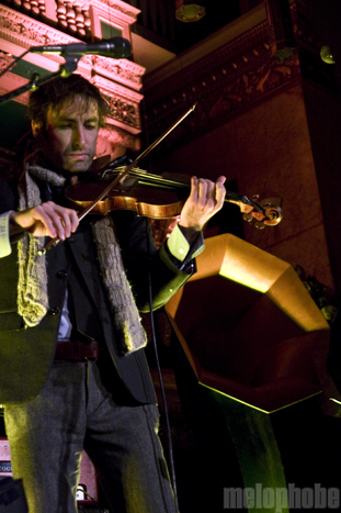 Andrew Bird at Tremont Temple, December 10, 2010. Photo by Ian Doreian.