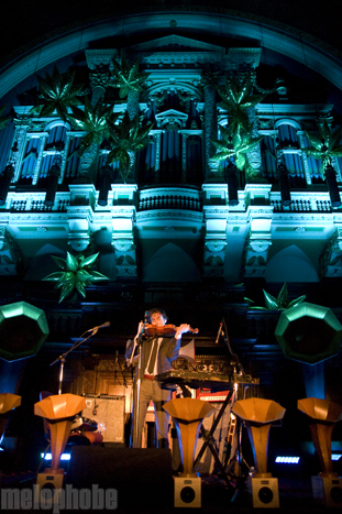 Andrew Bird at Tremont Temple, December 10, 2010. Photo by Ian Doreian.