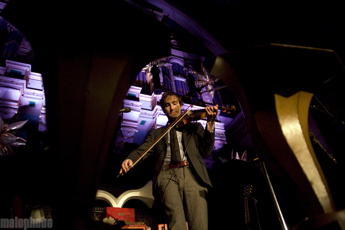Andrew Bird at Tremont Temple, December 10, 2010. Photo by Ian Doreian.