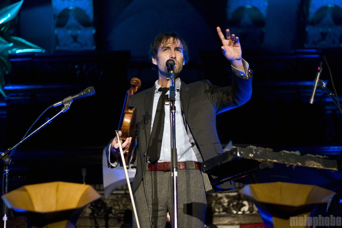 Andrew Bird at Tremont Temple, December 10, 2010. Photo by Ian Doreian.