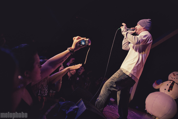 Eligh at Wonder Ballroom, December 11, 2010. Photo by Joshua Bean.