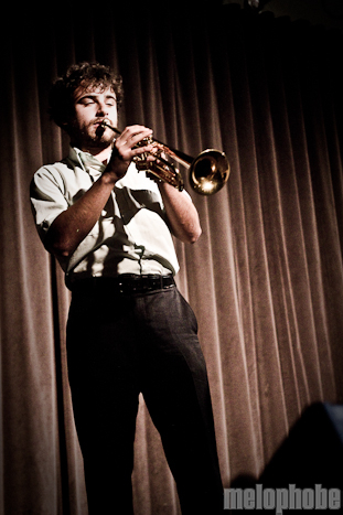 The Petrojvic Blasting Company at McMenamin's Kennedy School Theater, December 17, 2010. Photo by Troy Dunham.