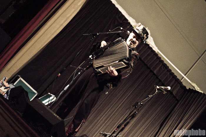 Monsters of Accordion at McMenamin's Kennedy School Theater, December 17, 2010. Photo by Troy Dunham.