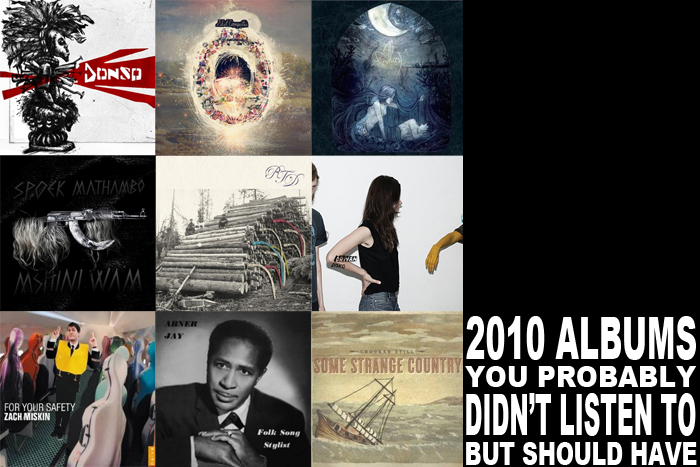 Ten 2010 Albums You Probably Didn't Listen To But Should Have. Photo by melophobe.