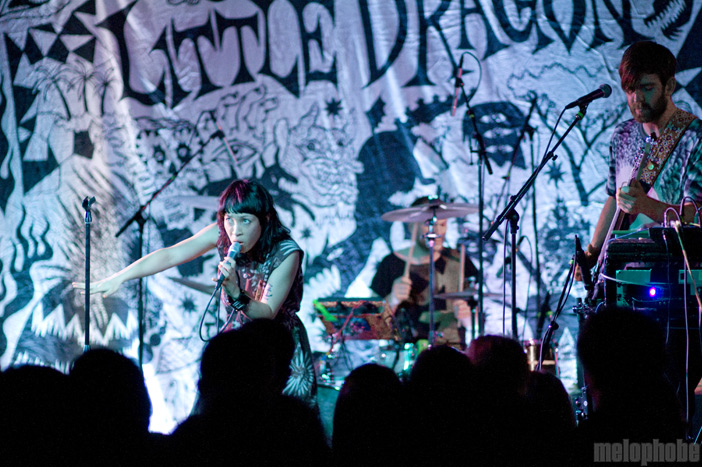 Little Dragon at Doug Fir Lounge, January 10, 2011. Photo by Inger Klekacz.