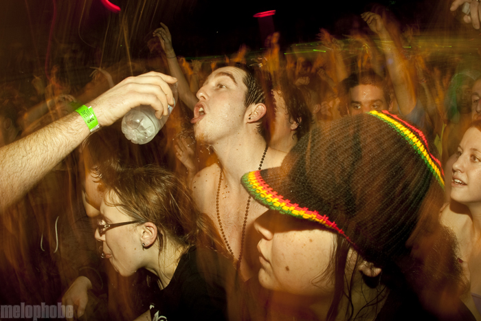 Skrillex at Roseland Theater, January 15, 2011. Photo by Lymay Iwasaki.