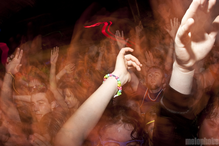 Skrillex at Roseland Theater, January 15, 2011. Photo by Lymay Iwasaki.