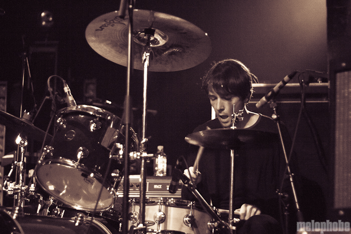 School of Seven Bells at Roseland Theater, January 29, 2011. Photo by Troy Dunham.