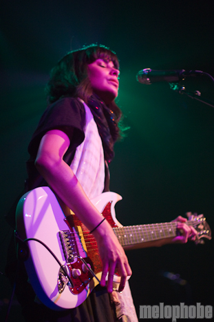 School of Seven Bells at Roseland Theater, January 29, 2011. Photo by Troy Dunham.