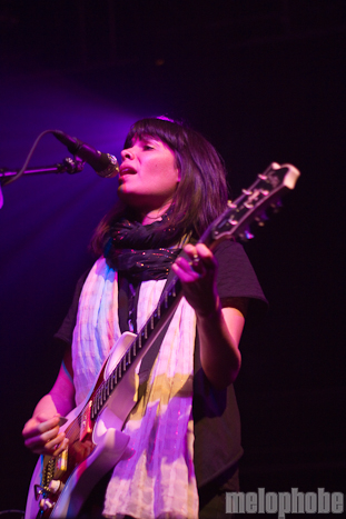 School of Seven Bells at Roseland Theater, January 29, 2011. Photo by Troy Dunham.