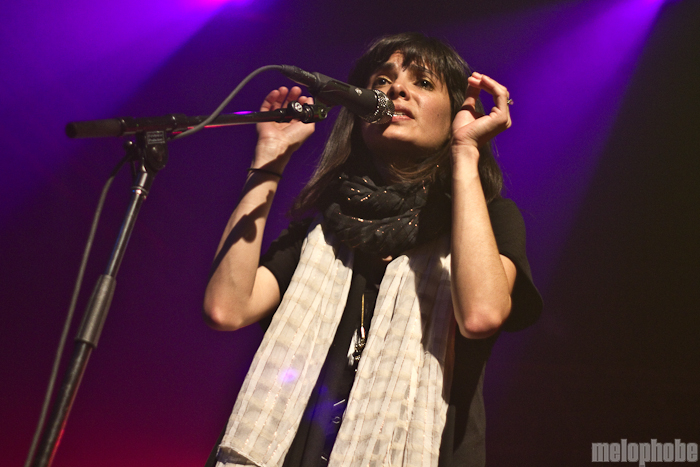 School of Seven Bells at Roseland Theater, January 29, 2011. Photo by Troy Dunham.